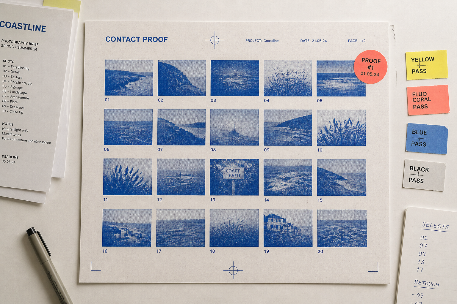 Print proof request note for REVAY LTD contact